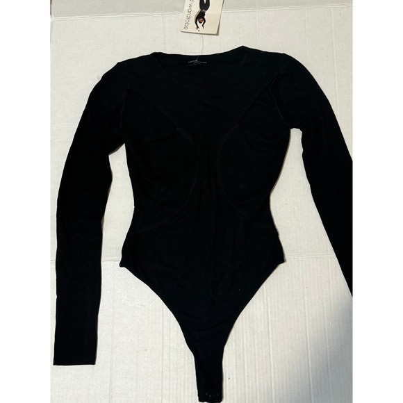 Naked Wardrobe Black Cutout Bodysuit - Picture 8 of 9